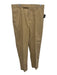 Polo Size 32 Tan Cotton Solid Khaki Cuffed Men's Pants Tan / 32