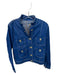 Lilly Pulitzer Size S Blue Cotton Blend Pockets Buttons GHW Denim Jacket Blue / S