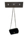 Tory Burch Black & Gold Leather Front Flap Turn Lock Chain Strap Crossbody Bag Black & Gold / S