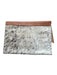 Canoe Brown & Taupe Leather Pony Hair Front Flap Clutch Bag Brown & Taupe / S