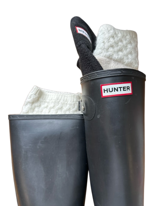 Hunter Shoe Size 10 Black Rubber Knee High Rainboots Black / 10