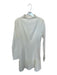 Commense Size M White Polyester & Elastane High Neck Pleated Hem Dress White / M