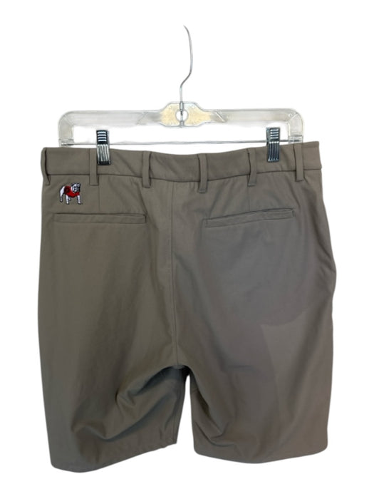 Johnnie O Size 32 Khaki Polyester Zip Fly Pockets Golf Men's Shorts Khaki / 32