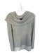 Sleeping on Snow Size M Gray & White Wool Blend Fold Over Stitching Knit Dress Gray & White / M