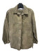 Zara Size XS Olive Green Cotton Denim Button Up Breast Pocket Pockets Jacket Olive Green / XS