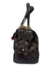 Louis Vuitton Brown Coated Canvas Top Handles Zip Close Bag Brown