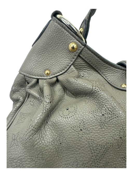 Louis Vuitton Taupe Gray Leather Monogram Goldtone Hardware Dust bag incl. Bag Taupe Gray