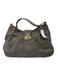 Louis Vuitton Taupe Gray Leather Monogram Goldtone Hardware Dust bag incl. Bag Taupe Gray