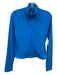 Vuori Size L Electric Blue Polyamide & Acetate High Neck Zip Up Jacket Electric Blue / L
