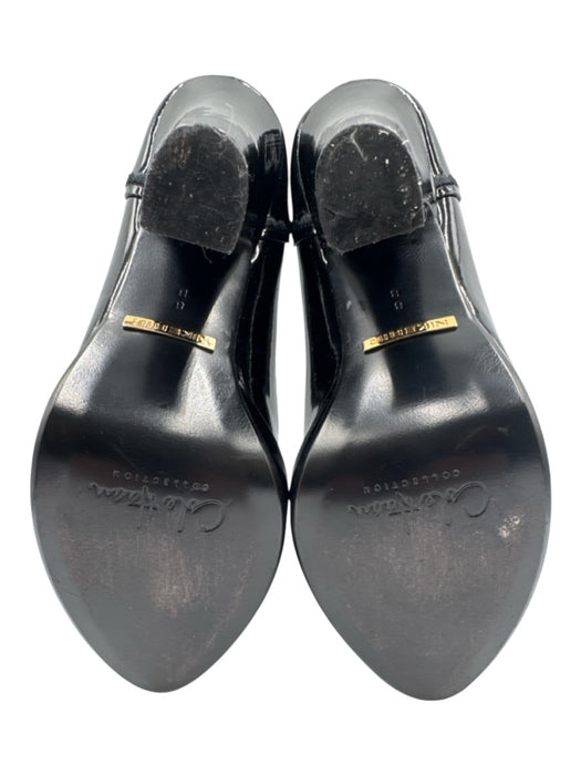 Cole Haan Collection Shoe Size 8B Black Leather Almond Toe Velvet Ribbon Pumps Black / 8B