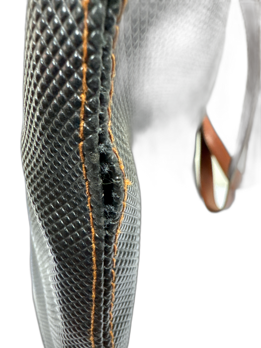 Bottega Veneta Black & Brown Coated Leather Shoulder Strap Studs Bag Black & Brown