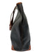 Bottega Veneta Black & Brown Coated Leather Shoulder Strap Studs Bag Black & Brown