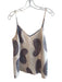 XiRENA Size M White & Multi Silk V Neck Spaghetti Strap Paisley Tank Top White & Multi / M