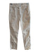 Mother Size 27 Cream Cotton High Rise 5 Pocket Straight Leg Fray Hem Jeans Cream / 27