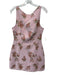 Sofie the Label Size S Pink & Green Polyester Floral Sleeveless V Back Dress Pink & Green / S