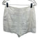 Miou Muse Size S Cream White Linen Sleeveless Button Front Side Zip Short Set Cream White / S