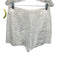 Miou Muse Size S Cream White Linen Sleeveless Button Front Side Zip Short Set Cream White / S