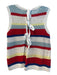 Sundry Size XS Red & Multi Cotton Sleeveless Knit Back Tie Top Red & Multi / XS