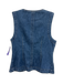 Derek Lam 10 Crosby Size 4 Medium Wash Cotton Denim knot buttons Vest Top Medium Wash / 4