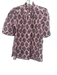 Alix of Bohemia Size S Pink, Blue, Green Floral Puff Sleeve Button Down Top Pink, Blue, Green / S