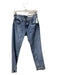 Rag & Bone Size 26 Light Wash Cotton Blend Mid Rise Straight Leg Cuffed Jeans Light Wash / 26