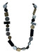 ISkin Sisters Silver, gold & black Geometric Magnetic Close Necklace Silver, gold & black