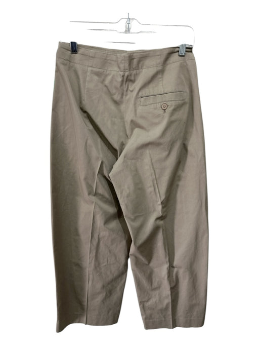 COS Size 6 Beige Cotton Pleats Zip Up Wide Leg Skirt Beige / 6