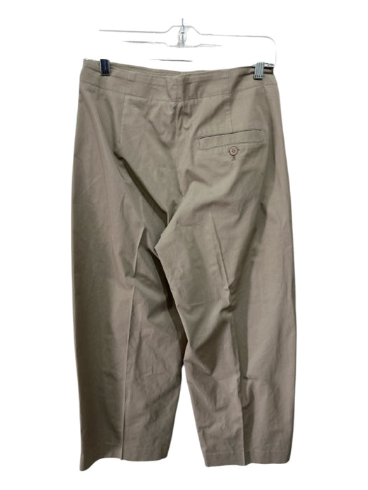 COS Size 6 Beige Cotton Pleats Zip Up Wide Leg Skirt Beige / 6