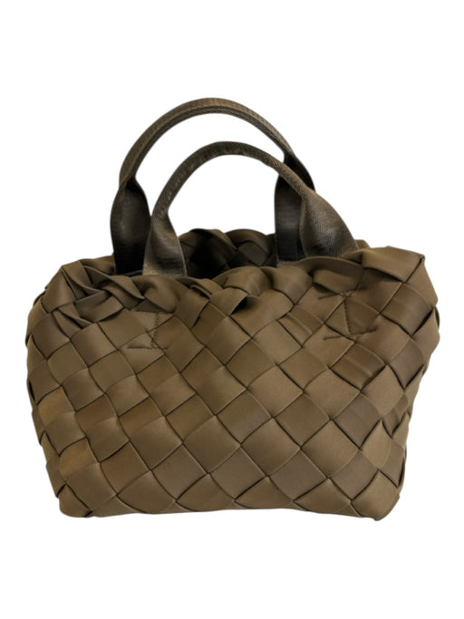 Naghedi Olive Green Neoprene Woven Detachable Strap Pouch Crossbody & Hand Bag Olive Green / S