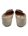 Roger Vivier Shoe Size 38.5 White & Gold Leather Buckle Square Toe Loafers White & Gold / 38.5