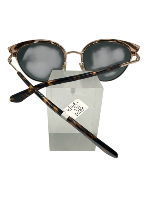 Kate Spade Red & Tortoise Shell gold tone metal Round cat- eye Sunglasses Red & Tortoise Shell