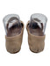 Miu Miu Shoe Size 38.5 Beige Leather Upper Elastic Strap Bow Detail Pump Flats Beige / 38.5