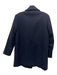 Zara Size S Navy Blue Wool & Polyester Double Breast Coat Navy Blue / S