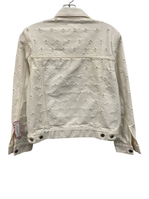 Isabel Etoile Marant Size 38 White Cotton Long Sleeve Buttons Jacket White / 38