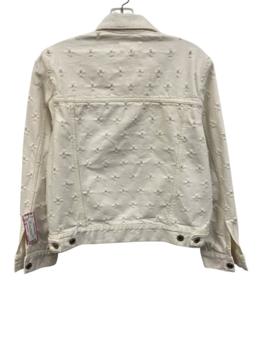 Isabel Etoile Marant Size 38 White Cotton Long Sleeve Buttons Jacket White / 38