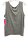 Dolce & Gabbana Size 44 Gray & Black Cotton Sleeveless Tank Logo Top Gray & Black / 44