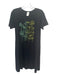 Soul Flower Size S Black & Multi Cotton Mushroom T shirt dress Pockets Dress Black & Multi / S