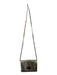 Elliott Lucca Gold Leather Metallic Cross Body Envelope Woven Bag Gold / S