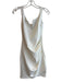 Tiger Mist Size XS White Polyester Sleeveless solid color Rouched Detail Dress White / XS