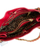 Rebecca Minkoff Red Leather Gold hardware Chain Strap Inside & Out Pockets Bag Red / S