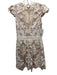 For Love & Lemons Size XS Beige & Cream Nylon Mesh Embroidered Flowers Dress Beige & Cream / XS