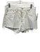 Agolde Size 28 White Cotton High Rise Button Fly Cut Off Shorts White / 28