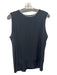 Rag & Bone Size L Black & White Triacetate Sleeveless Ribbed Accent Top Black & White / L