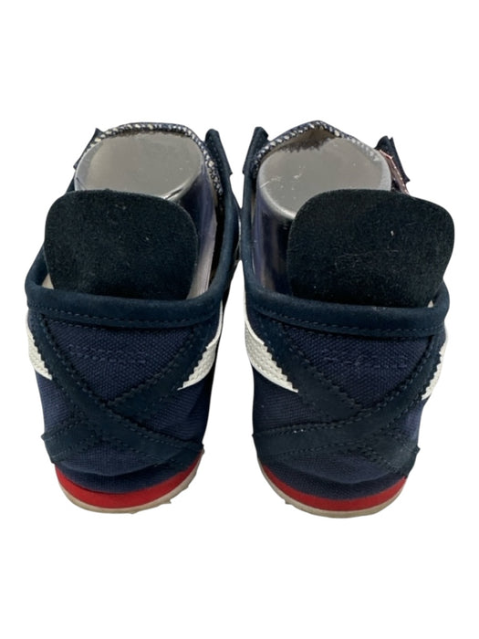 Onitsuka Tiger Shoe Size 10.5 Navy Blue, Red & White Canvas Logo Sneakers Navy Blue, Red & White / 10.5