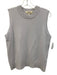 Madewell Size M Periwinkle Blue Cashmere Sleeveless Knit Sweater Vest Top Periwinkle Blue / M
