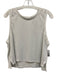 Lululemon Size Est S White Nylon Athletic Sleeveless Perforated Top White / Est S