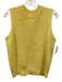 Madewell Size M Yellow Cashmere Sleeveless Knit Sweater Vest Top Yellow / M