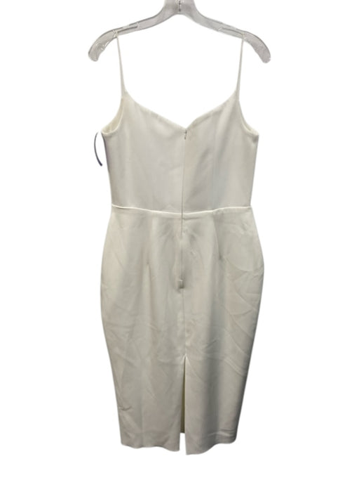 Before New York Size 14 White Missing Fabric Tag Sleeveless Midi Boning Dress White / 14