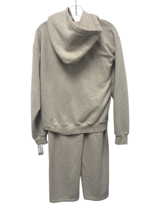 Aritzia Size M Light Gray Cotton & Polyester Elastic & Drawstring Waist Pant Set Light Gray / M