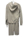 Aritzia Size M Light Gray Cotton & Polyester Elastic & Drawstring Waist Pant Set Light Gray / M